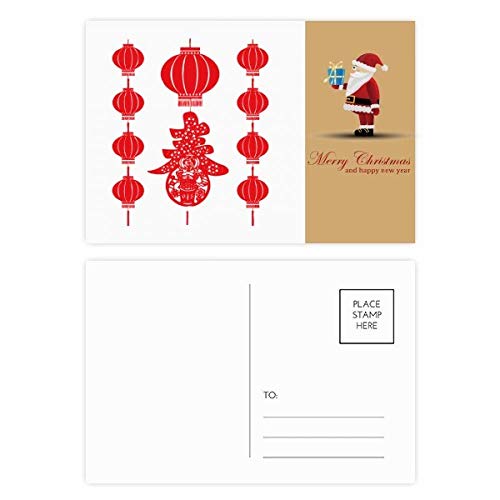 Cartes postales traditionnelles rouges pour rompre la monotonie des voeux de Noël classiques