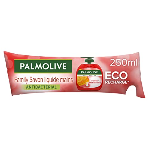 PALMOLIVE - Berlingot Eco-Recharge - Savon liquide hydratant pour les mains à l'extrait de Propolis - Hygiene Plus - 250 ml