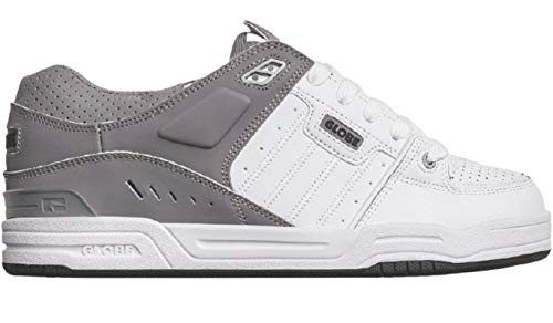 Image of Globe Men's Fusion Skate Shoe, White /Grey Split, 11