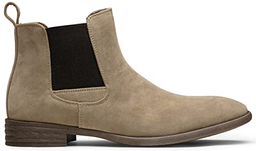 Image of Jousen Men's Chelsea Boots Lightweight Casual Chukka Ankle Boots Classic Elastic Dress Boots For Men