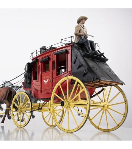Maquette bois diligence Far West Artesanía Latina 1/12