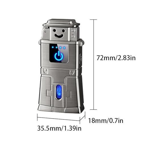 Briquet tactile anti-panne sèche avec réservoir transparent de kérosène - 6