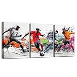 Homewish Leinwand Bilder Fußballsport Wandbilder 