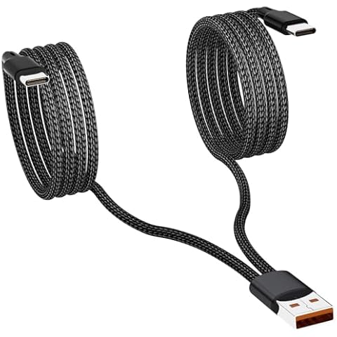 USB C Cable, 4FT Multi 2-in-1 USB A to Dual USB C Cord Black, Type C Splitter Cable for iPhone 15/15 Pro/15 Pro Max/15 Plus, iPad Pro/Air, Samsung Galaxy S24 S23 S22, Moto, Google, Carplay, Andriod Cover