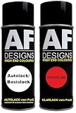 Alex Flittner Designs, vernice spray per auto, set adatto per VW/Volkswagen, turchese A6T, vernice base trasparente, bomboletta spray 400 ml