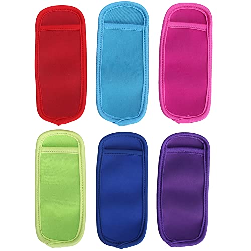 6pcs Portable Ice Bag Ice Sucker Holder Sleeves Accessory, Popsicle Holders Reusable Popsicle Bags Ice Sleeves Antifreezing Sleeves Anti for Party Barbecue