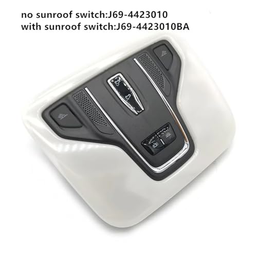 Luz de lectura de techo Chery Tiggo 5 y Arrizo con interruptor de techo solar J69-4423010 BA 2