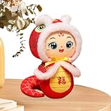 Schlangenjahr-Puppe 2025 – Mondneujahr-Plüschschlange, 25,9 cm, niedliches...
