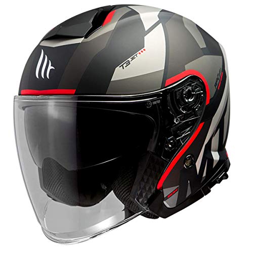 CASCO MT THUNDER 3 SV JET BOW A5 ROJO MATE (XL)