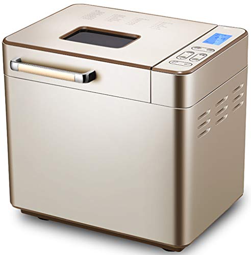 Brotbackautomat 25 Backprogramme, Brotbackmaschine Aus Edelstahl, Brotbäcker Für 1000G Brotgewicht, 800W,6 Einstellbarer Bräunungsgrad