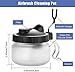JOYABEST Multi-Purpose AirbrushCleaning Pot Airbrush Washing Tool, Spray Gun CleanerAir BrushGlassJar with Holder Station