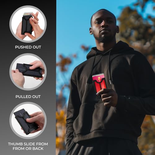 Minimalist Wallet for Men and Women - Durable Polymer Slim Wallets - Card Holder - Made In The USA.4