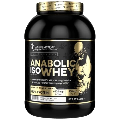 Kevin Levrone ANABOLIC ISO WHEY - Whey Protein Isolate Powder with Creatine Monohydrate, Taurine, D-Aspartic Acid - High Protein Shake, Chocolate Flavor, 30g Serving, 30 Servings, For Athletes (B0DDBMM5H8) Amazon Price History, Amazon Price Tracker