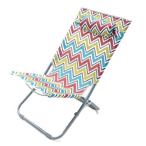 Transat de camping pliable et chaise arrière portable de terrasse
