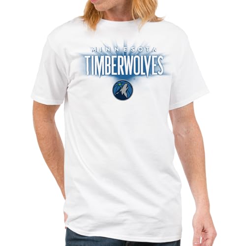 Junk Food NBA - Minnesota Timberwolves NBA Spotlight Adult SS T-Shirt White