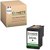 POUR LE REMPLACEMENT DES CARTOUCHES D'ENCRE HP 302 XL : Idéal pour remplacer les cartouches HP 302 et HP 302XL, ce lot contient 1 cartouche d'encre compatible pour HP 302XL noire sans puce electronique c'est-à-dire sans affichage du niveau d’encre (vous imprimez jusqu’à la dernière goutte.)