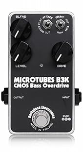 Bass Preamp Pedal with Level Blend Controls Mid Boost Drive Grunt