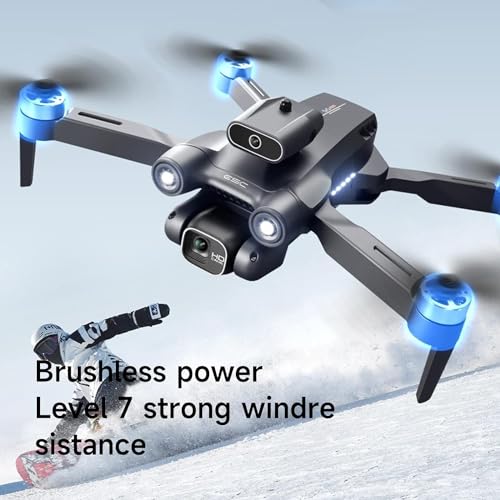 Image of Myrra-P12-Pro-Professional-Video-Recording-Multi-Feature-Foldable-Drone-With-Camera-For-Adults-4K-1080P-Hd-Drones-Toys-Gps-Auto-Return-One-Touch-Take-Off-And-Landing-Object-Avoidance-(Multicolor)
