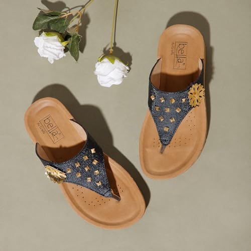 Image of BELLA by Labella Women's Fashion Platform Slip-On Sandal - Comfortable, Lightweight, Slip-Resistant, Breathable - Ideal for Casual and Office Wear
