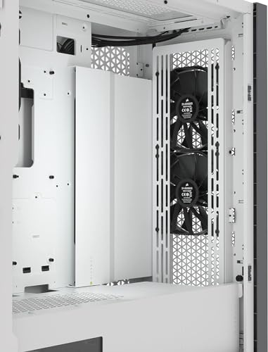 7000D AIRFLOW Case per PC ATX Full-Tower (Pannello Anteriore a Flusso d'aria Elevato, Tre Ventole da 140 mm con Ripetitore PWM Incluse, Generoso Spazio Interno), Bianco - Case PC - Immagine 9