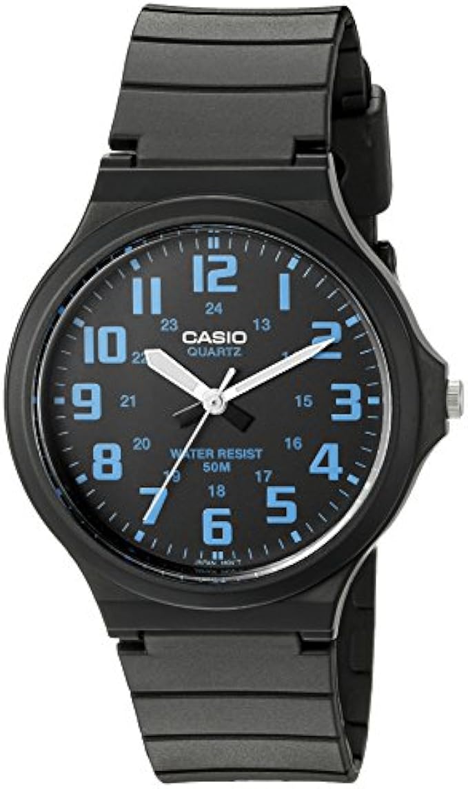 Casio Men's 'Easy To Read' Quartz Black Casual Watch (Model: MW240-2BV)