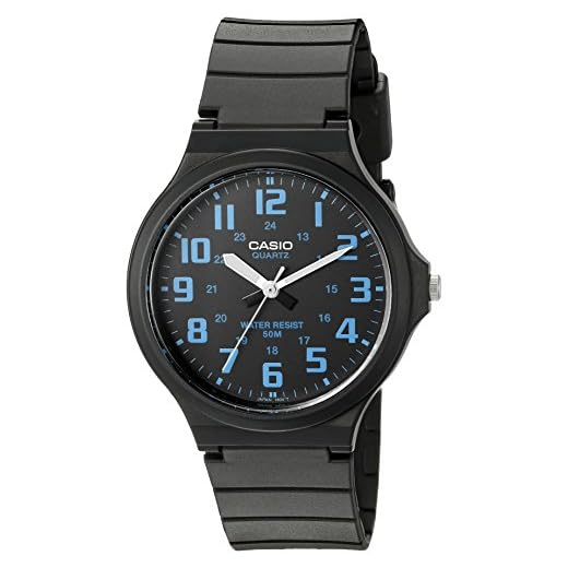 Casio Men's 'Easy To Read' Quartz Black Casual Watch (Model: MW240-2BV)