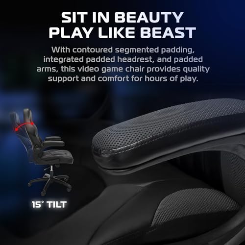 Image of RESPAWN 3085 Gaming Chair, Ergonomic Office Chair, Headrest, Flip-Up Arms
