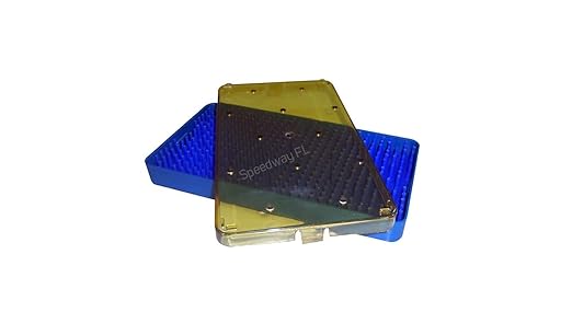 Plastic Sterilization Tray Size: 195 x 118 x 19 mm
