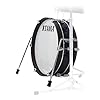 TAMA LJKB18H3-HBK Club-Jam Pancake Bass Drum 18 x 4 Inches Hairline Black/Chrome #1