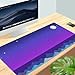 Purple Large Gaming Mouse Pad Extended Kawaii Cute Desk Mat Pad Anime Mousepad XXL Night Keyboard Pad Computer Laptop Mouse Mat Office Desktop Decor Pad 31.5x15.7 in