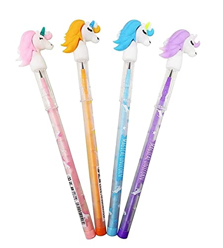 LJC Unicorn long-lasting pencils comes with a beautiful design (set of 10) | attracts children and encourages them to write more.