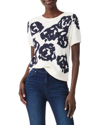 NIC+ZOE Women's Rose Bloom Sweater