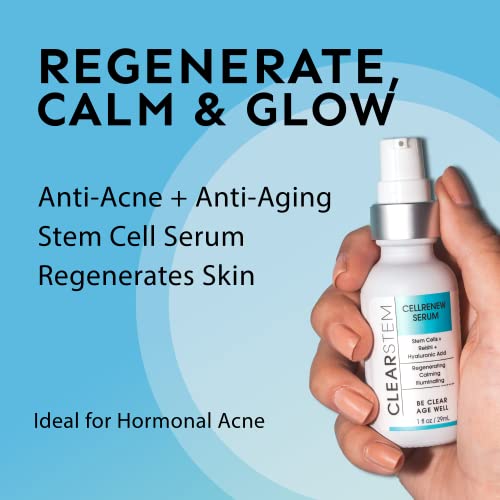 Clearstem Cellrenew Facial Serum With Stem Cells And Hyaluronic Acid, 1 Oz #TOP2