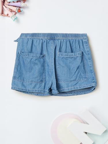 Max Pure Cotton Western Skort Light Blue - Image 4 thumbnail