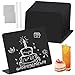 Mini Chalkboard Sign 30Pcs L-Shaped Erasable Chalkboard Sign with 2 Pen & 2 Cloth Multi-Purpose Small for Buffet, Stall, Retail Shop, Party