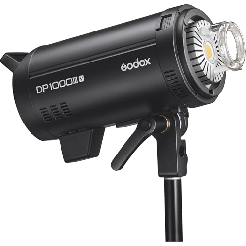 Godox Flash DP1000III-V Professional Studio Flash, 1000Ws High-Power Strobe with