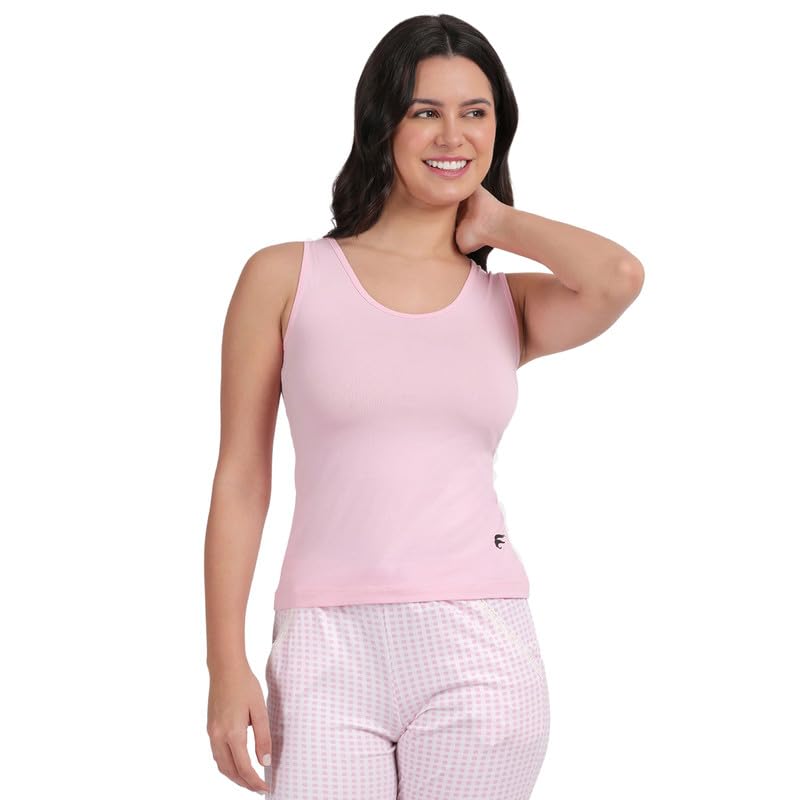 envie Women's Cotton Stylish Sports Tank Top Girls U-Neck Causal Cami/Yoga, Exercise, Workout Slip/Ladies Sports Camisole-picture-22