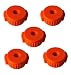 TUOREN 5 Packs Quick Release Clamp 6-8mm for Cymbal Jazz Drum Parts Accessories (Red)