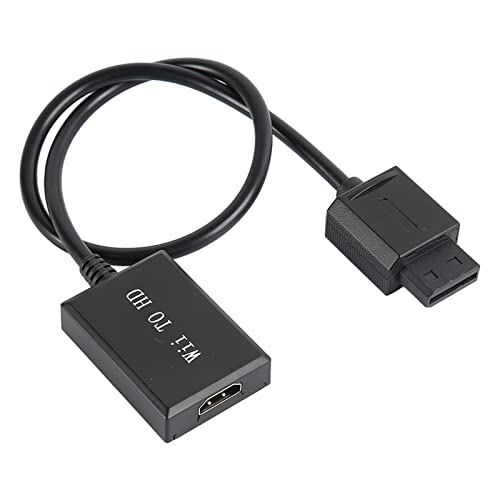 ciciglow para Wii To HDMI Converter, para Wii To HDMI Adapter Support 1080P Plug and Play Game AV Adapter para HDTV
