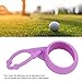 Yuezhongoo Silicone Golfs Stand Soft Protective Case Easy to Carry Golfs Ball Waist Key Ring Backpack Rack Portable Golfs Ball Stand (Purple)