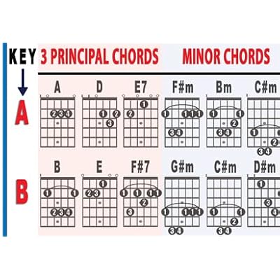 Walrus Productions Mini Guitar Chord Chart Poster - Nepal | Ubuy