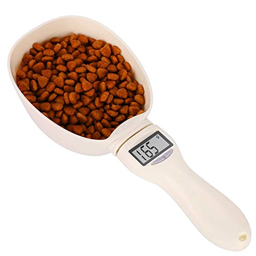 Balance cuillère numérique pour cuisson, Cuillère à mesurer électronique pour Nourriture, Cuillère électronique Balance pour Aliments de chats chiens, Cuillere doseuse g, ml, tasse, once