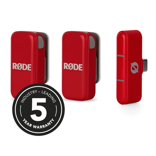 Rode Wireless Micro USB-C sistema de micrófono inalámbrico smartphone móvil rojo Keepdrum 3