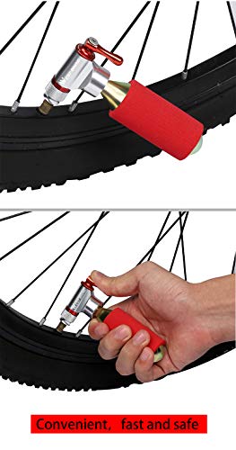 YANZHU Pro Bike Tool Co2 Inflator - Quick & Easy - Compatibel Met Presta en Schrader Ventiel Fietsbandenpomp Voor… - Image 4
