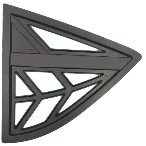 Persiennes de fenêtre arrière pour Almera 2013-2020 en ABS noir