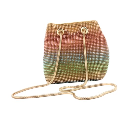 Sac de Soirée Anti-Perte FRCOLOR Pochette Strass Pratique Smartphone