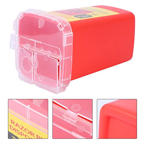 Minkissy IBIZA30MXS344HYC10A0 Blade Dispenser Case Razor Blade Disposal Case Barber Shop Storage Bank Container thumb #4