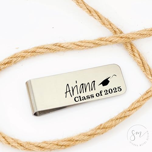 Personalized Graduation Money Clip Class Of 2025 Grad Cap Personal Money Clip for Son Graduate Class Of 2025 Graduation Gift for Nephew GRADUATION-MONEY2