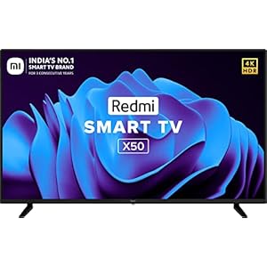 Redmi 126 cm (50 inches) 4K Ultra HD Android Smart LED TV X50 | L50M6-RA (Black)