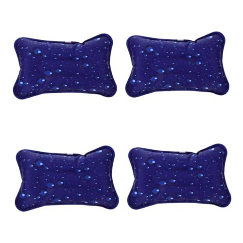 Ciieeo 4 Pièces Summer Inflatable Cooling Pillow Water Fillable Lightweight Portable Camping and Outdoor Pillow for Summer Comfort